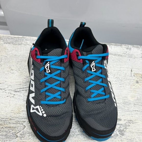 Inov-8 ROCLITE 295: Conquer Trails in Grey/Berry/Blue Style - Picture 3 of 9